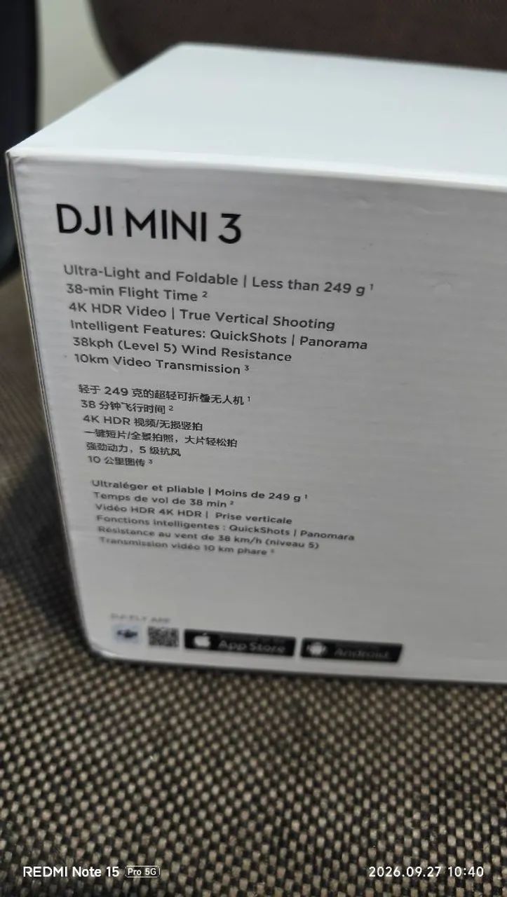 Drone DJI MINI 03 Excelente estado pouco uso - Foto 3