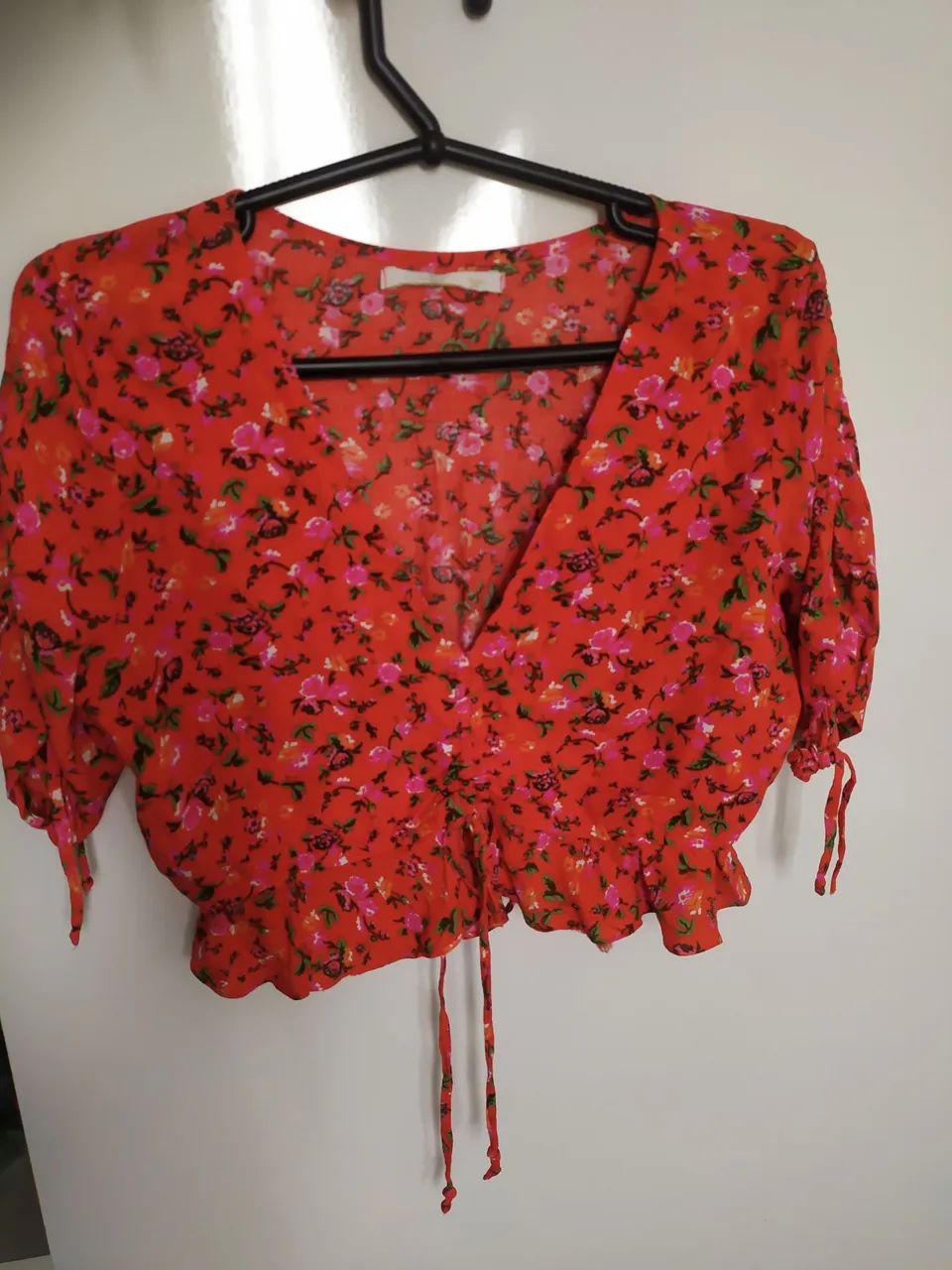 cropped florido laranja M, marca Jumps
