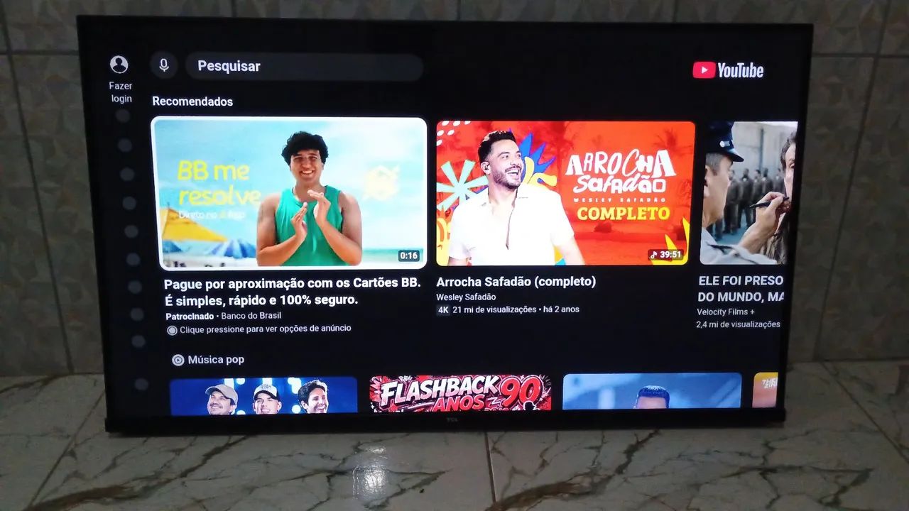 Tv TCL 43 polegadas smart Android 4k Alexa comando de voz Bluetooth  - Foto 4