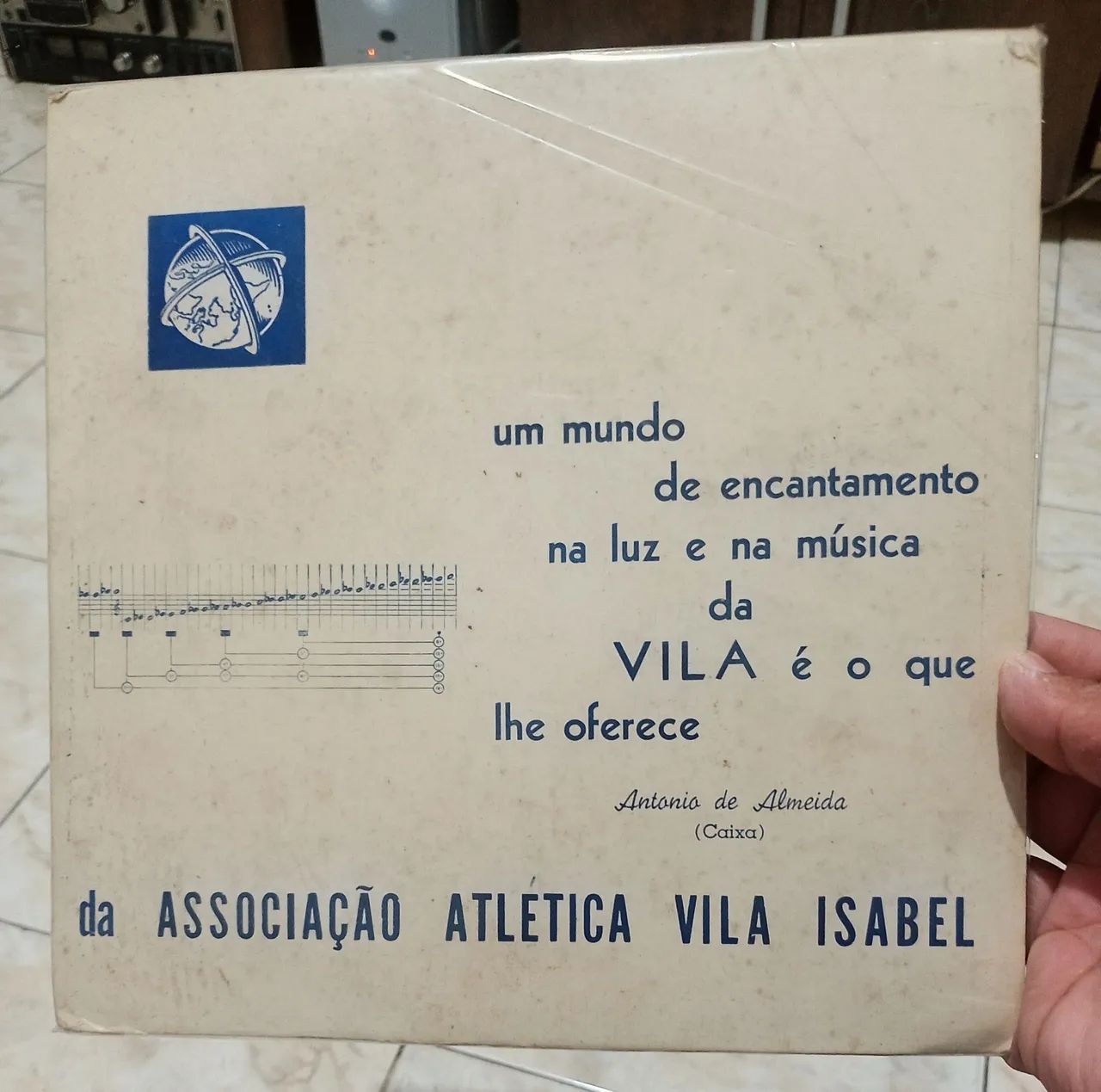 LP 10 Polegadas 78 RPM do Clube Atlético Vila Isabel RJ Raríssimo ZERADOOOO
