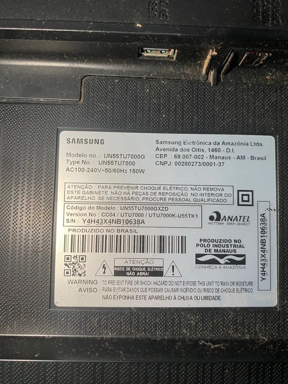TV samsung 55" MODELO UN55TU7000GXZD  - Foto 3