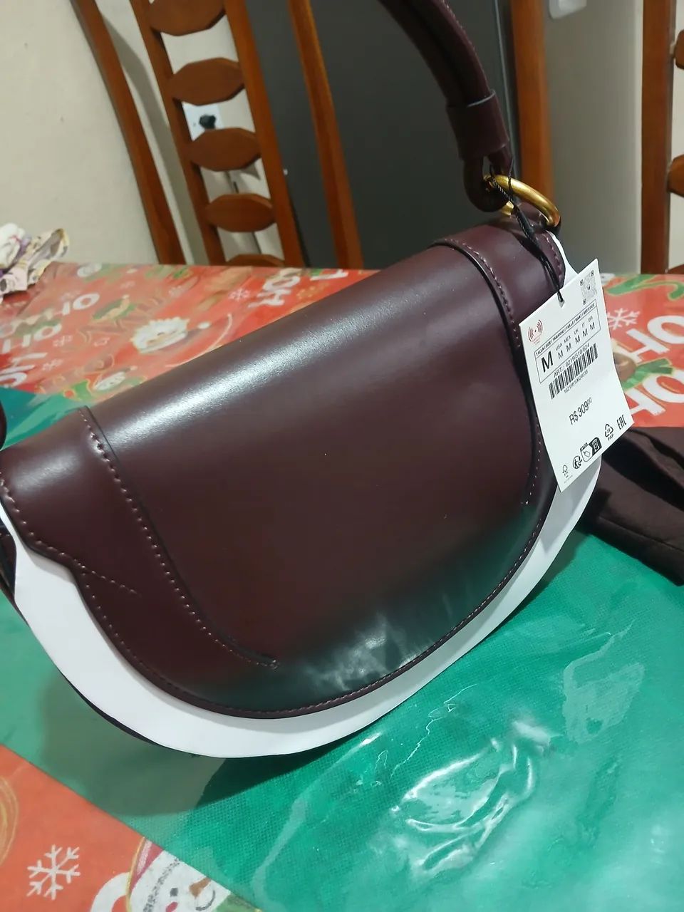 Bolsa e colete Zara conjunto novo