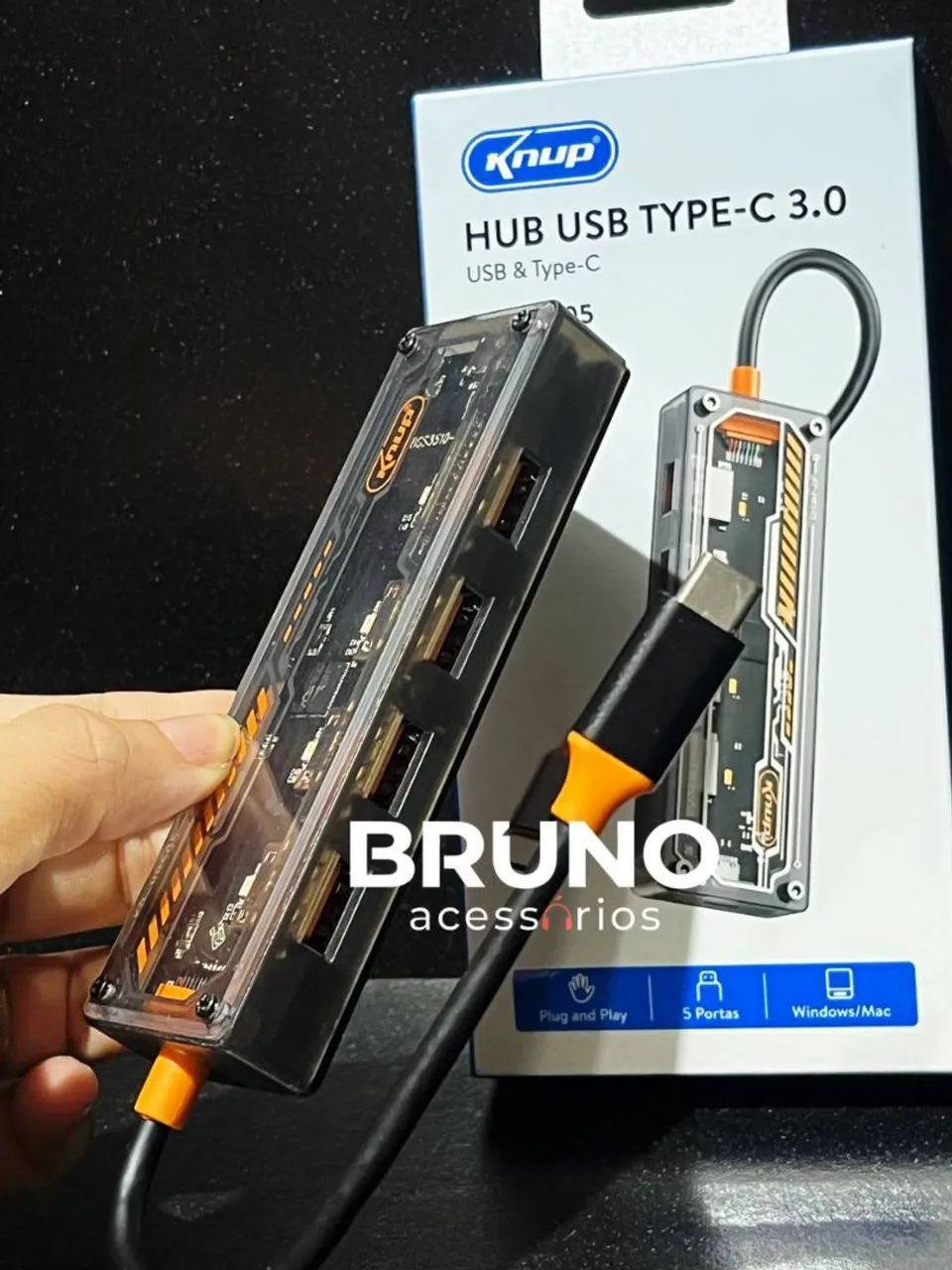 Hub usb type-c 3.0 KP-HB505