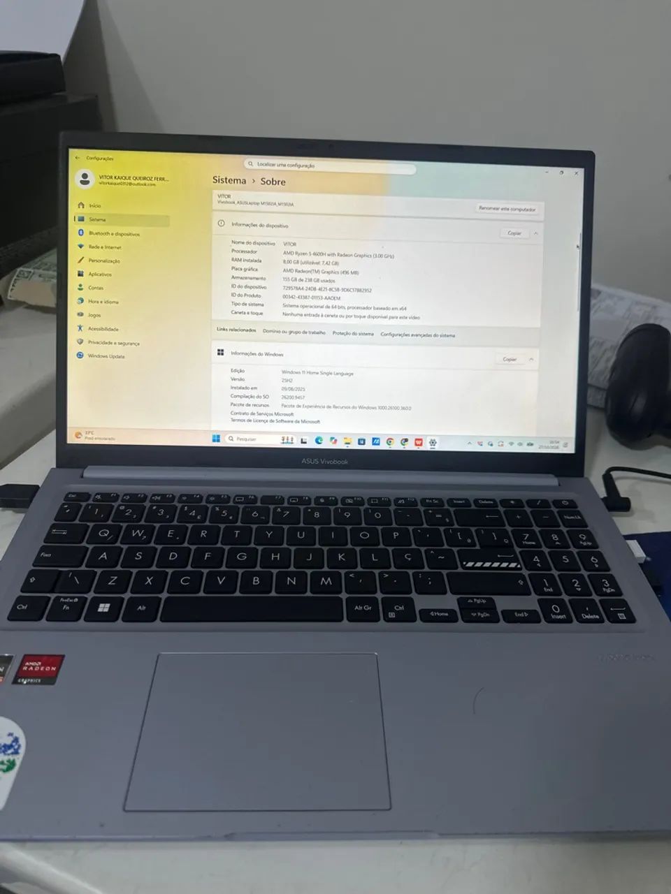 Notebook ASUS VIVOBOOK - Foto 2
