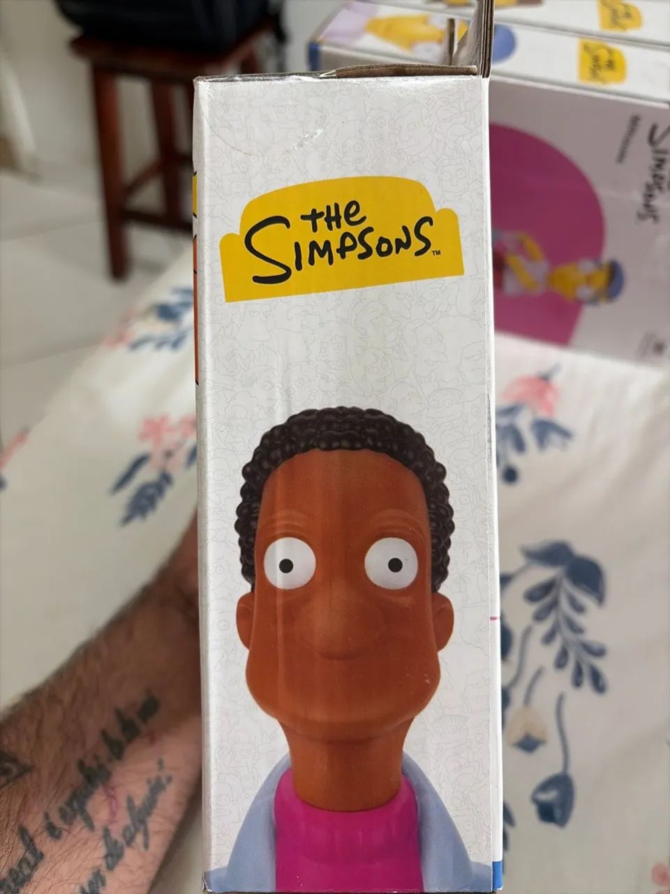 Action figure Simpsons Jakks pacific, Carl, 5 polegadas, novo e original  - Foto 5