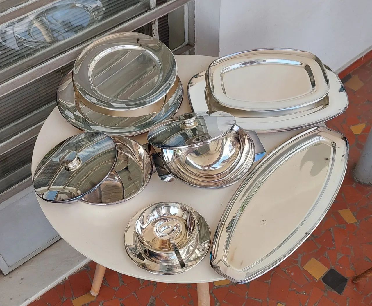 Baixela de prata Eberle