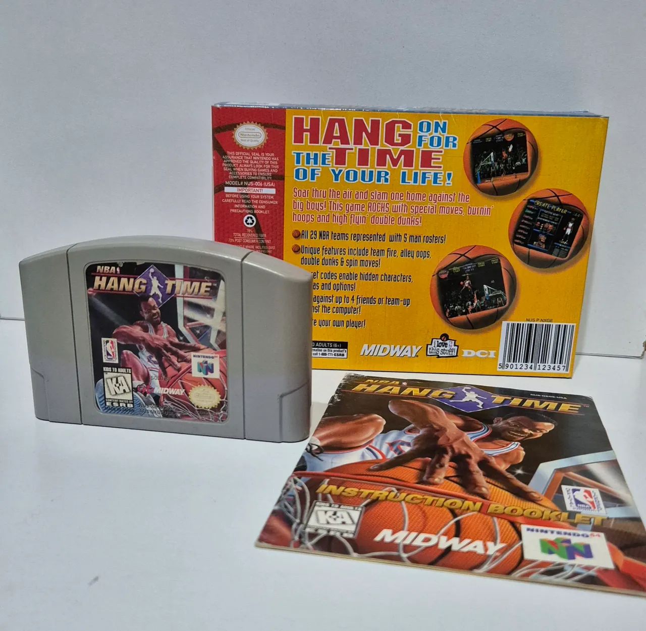 NBA Hang Time Nintendo 64 Original