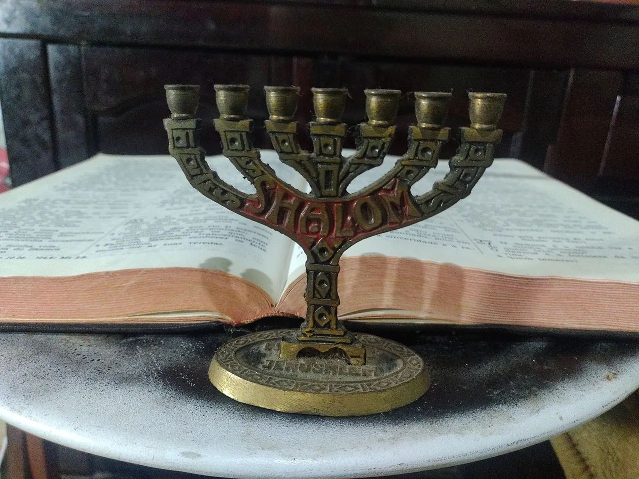 Candelabro Menorá