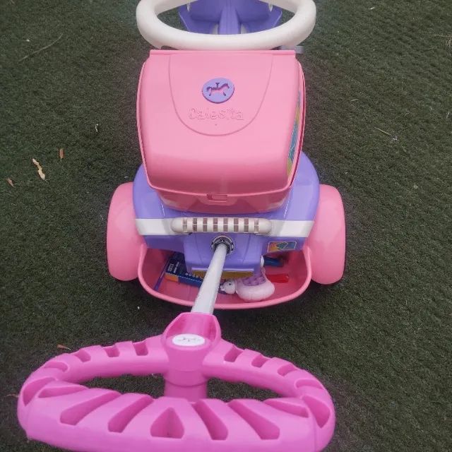 Moto infantil modelo classico com bau - Foto 4