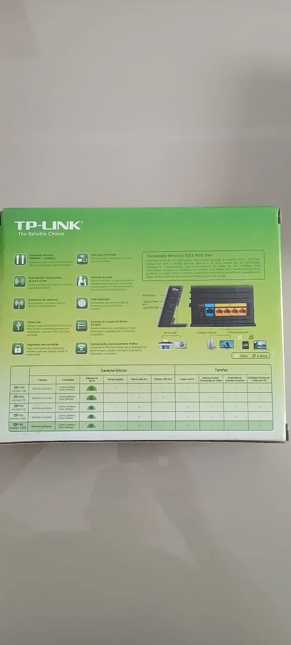 Roteador TP LINK Dual Band AC 750 - Foto 2