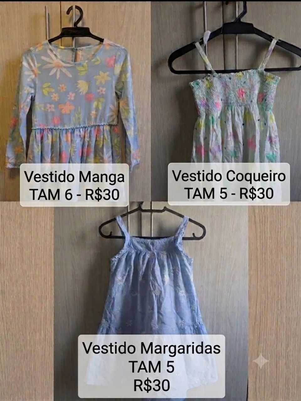 Roupas Femininas Infantis em ótimo estado - Foto 5