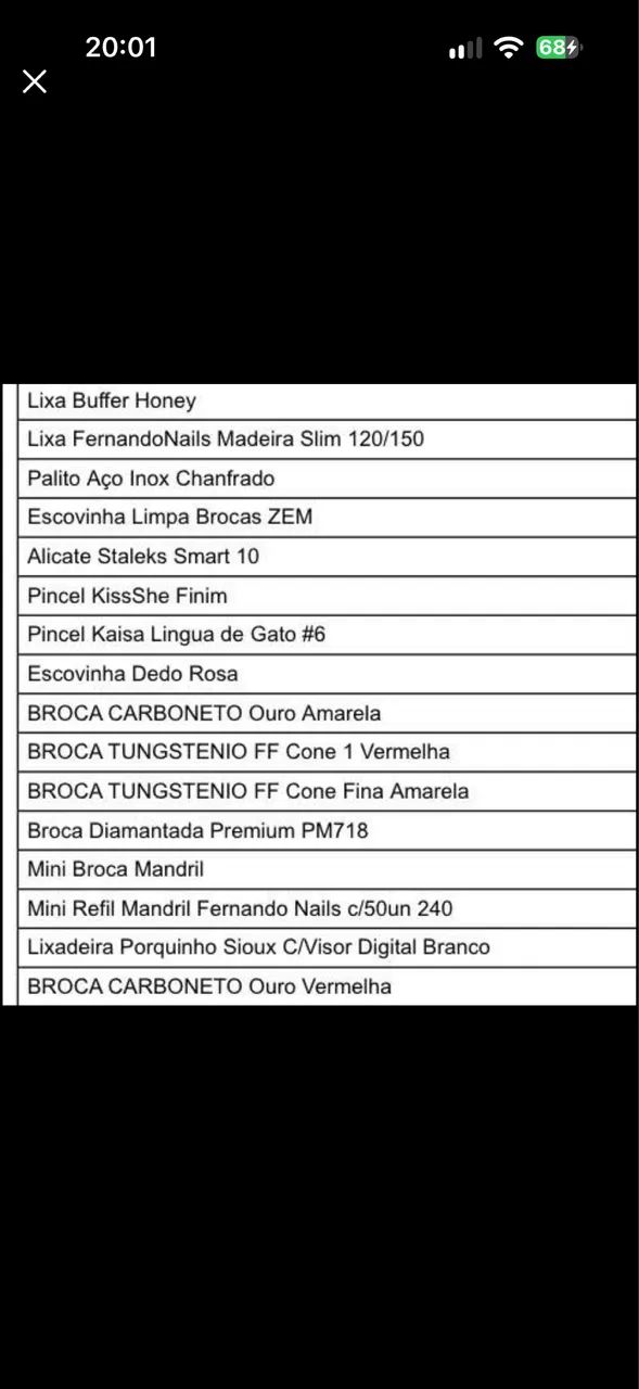 Vende-se kit completo para unha em gel