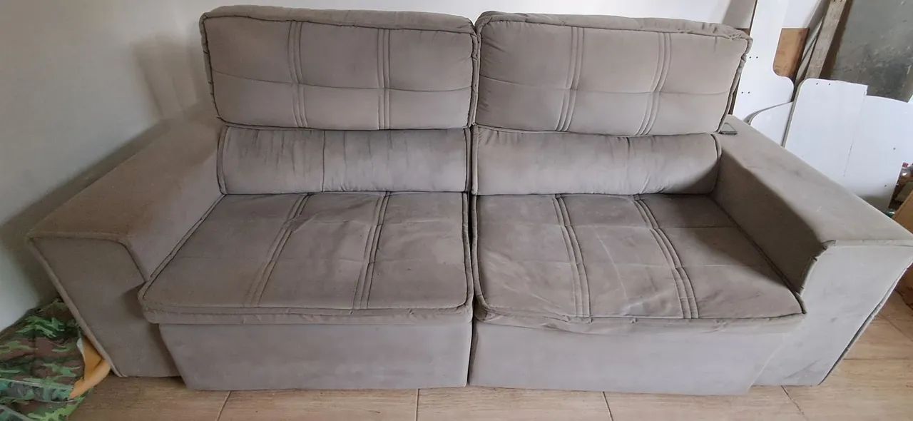 Sofá Retrátil Reclinável 4 lugares - Foto 4