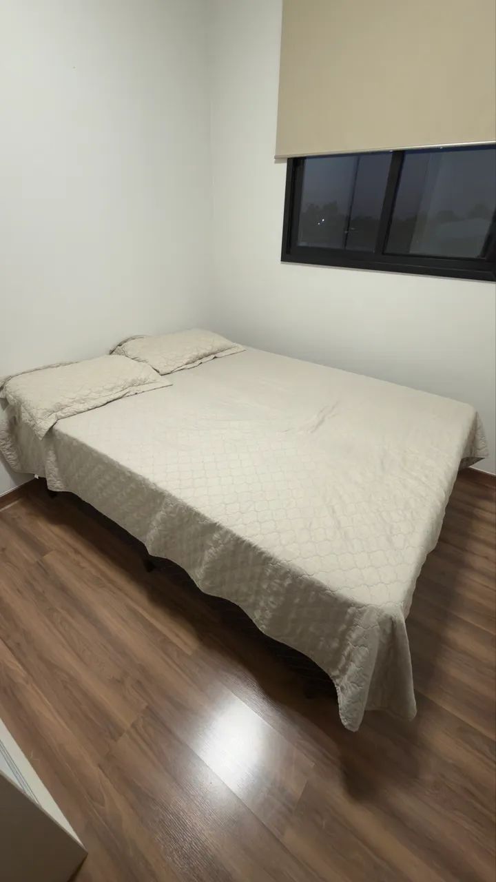 Cama box casal (box+colchão)