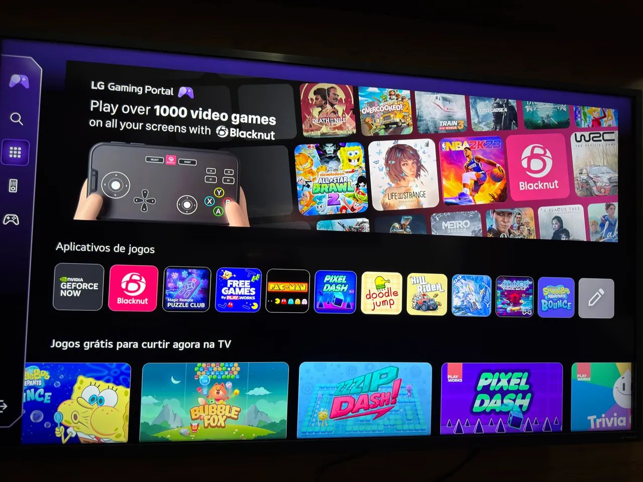 Tv smart NANOCCEL LG 50 polegadas ultra 4k com vídeo game integrado  - Foto 2