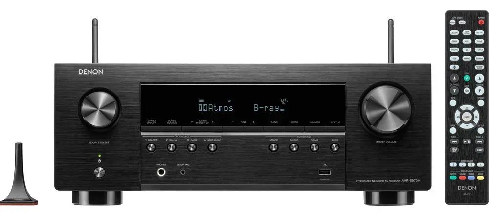 Denon Avr-s970h Receiver 7.2 ch 8K Dolby Atmos 90w - Foto 2
