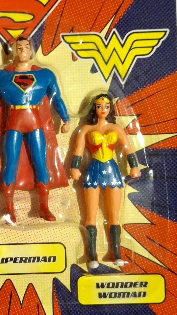  DC Comics Bendable Poseable 3-Pack da NJ Croce, - Foto 3