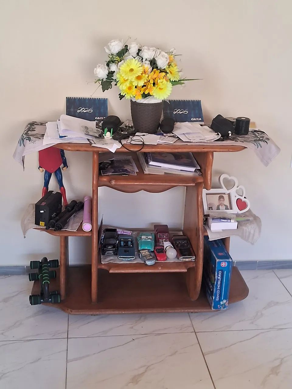 Vendo Rack Madeira Angelim ótimo estado - Foto 2