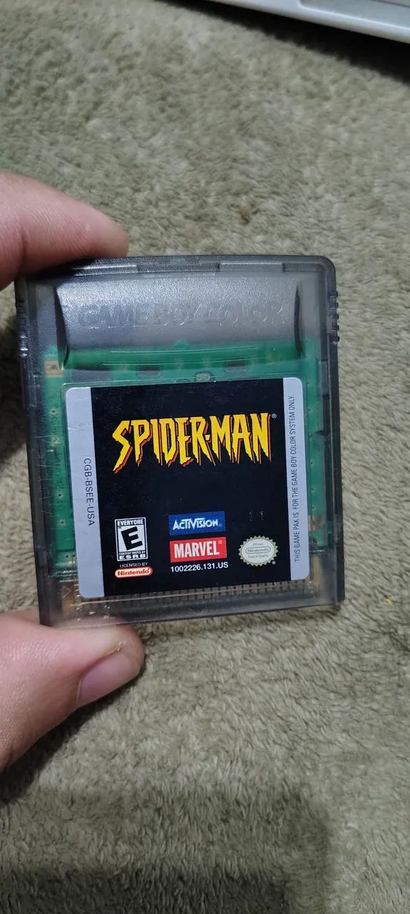 jogo game boy Spiderman 