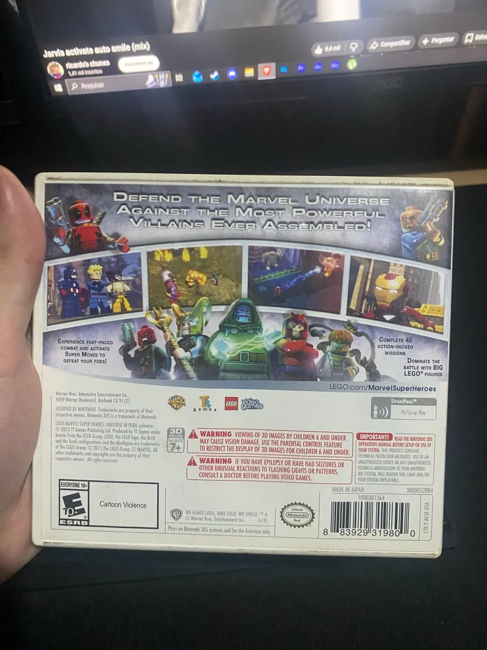 Lego Marvel Super Heroes 3DS Completo - Foto 4
