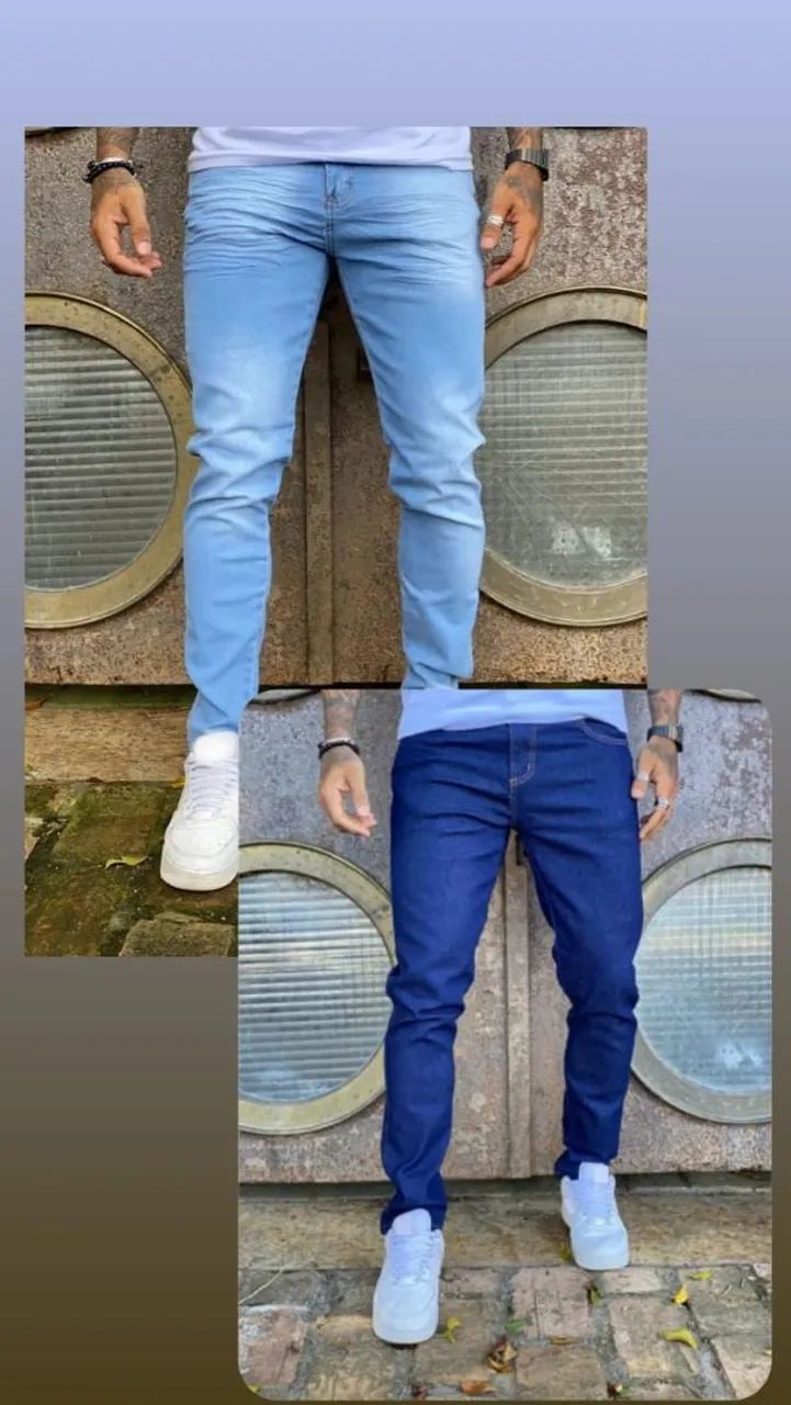 Calça jeans skinny masculino  - Foto 2