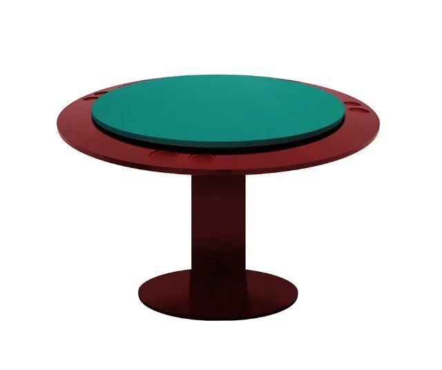MESA DE CARTEADO DE 125 MM TECIDO VERDE - Foto 2