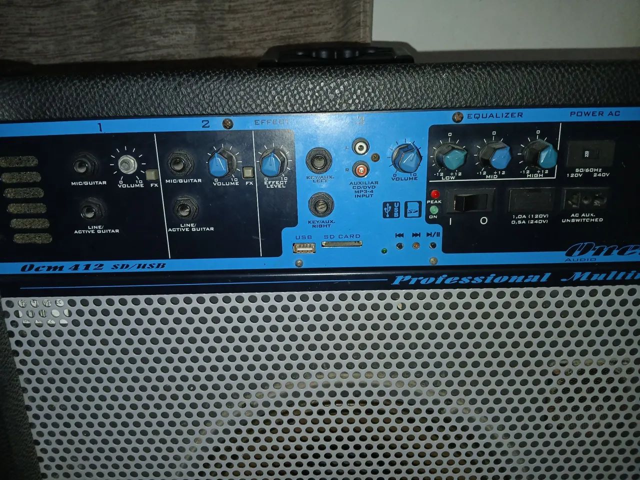 Caixa amplificada Oneal OCM 412 - Aparelhos de Som - Areal
