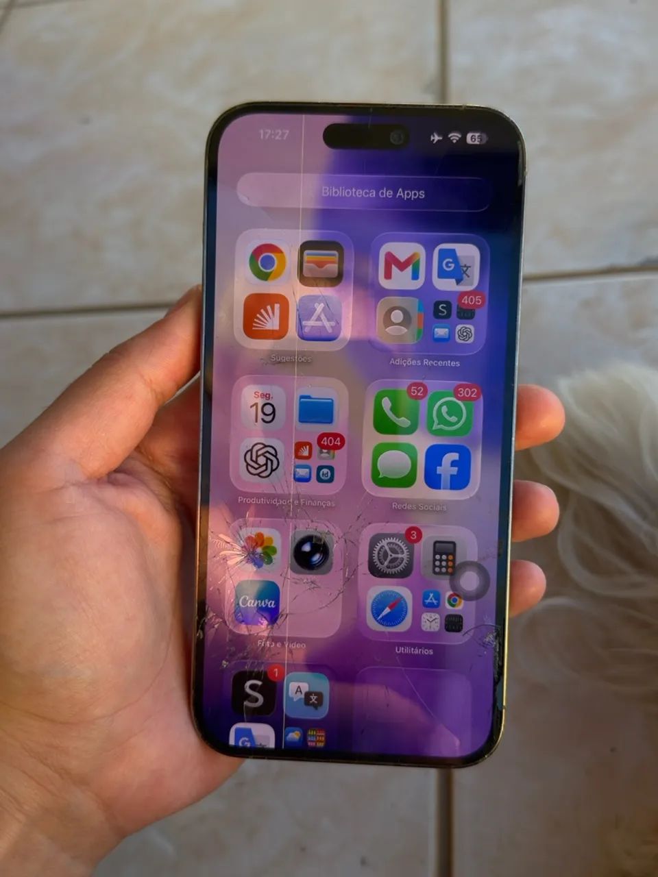 IPHONE 14 PRO MAX 128 DOURADO - Foto 4