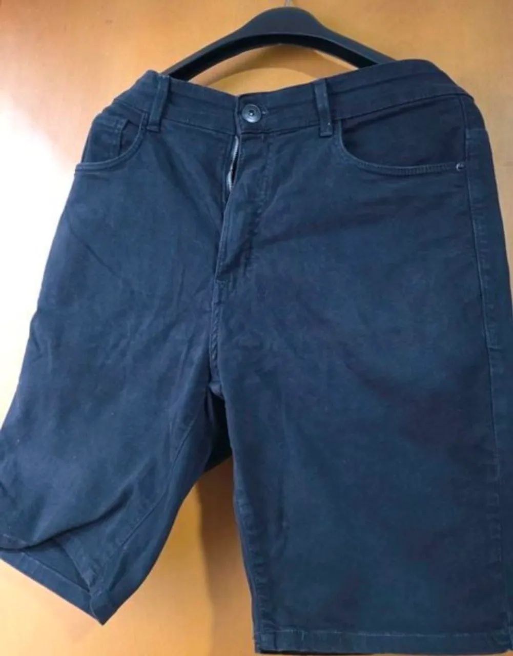 short jeans pool street preto 44