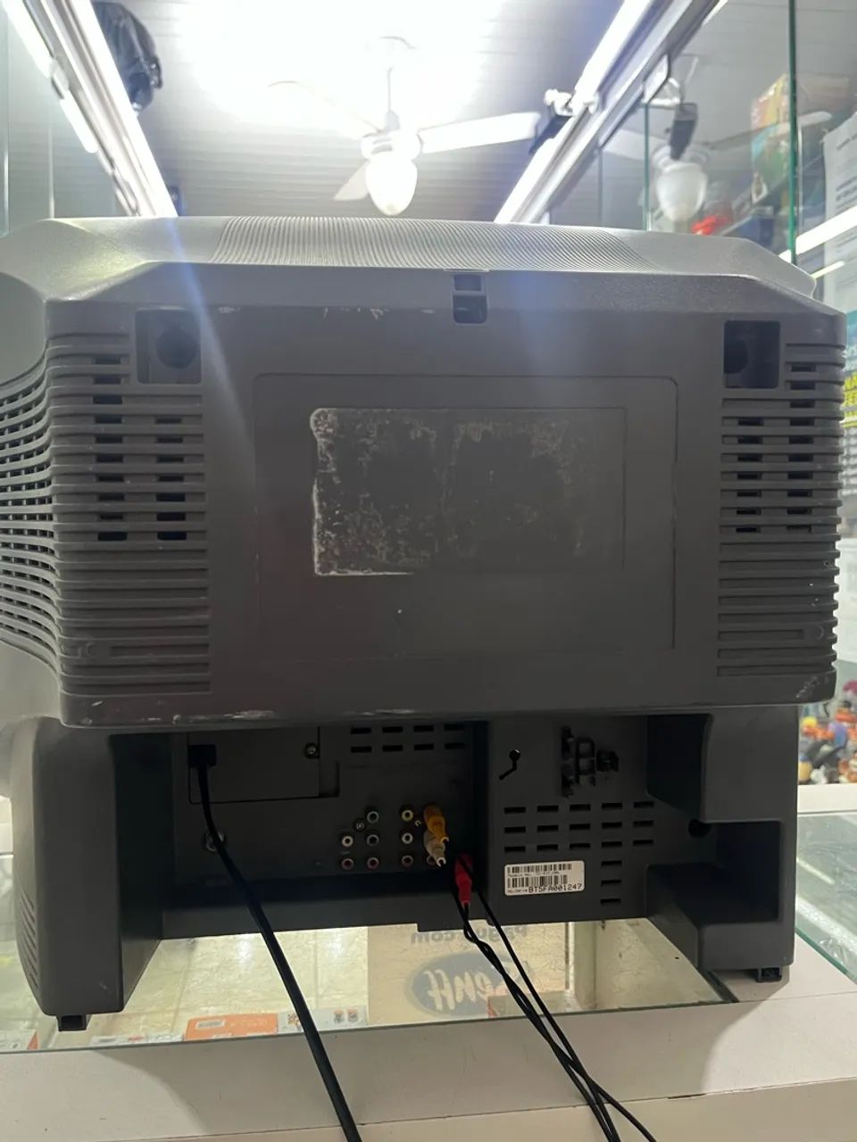 Tv crt tubo Panasonic 21 polegadas retrogamer av vídeo componente  - Foto 4