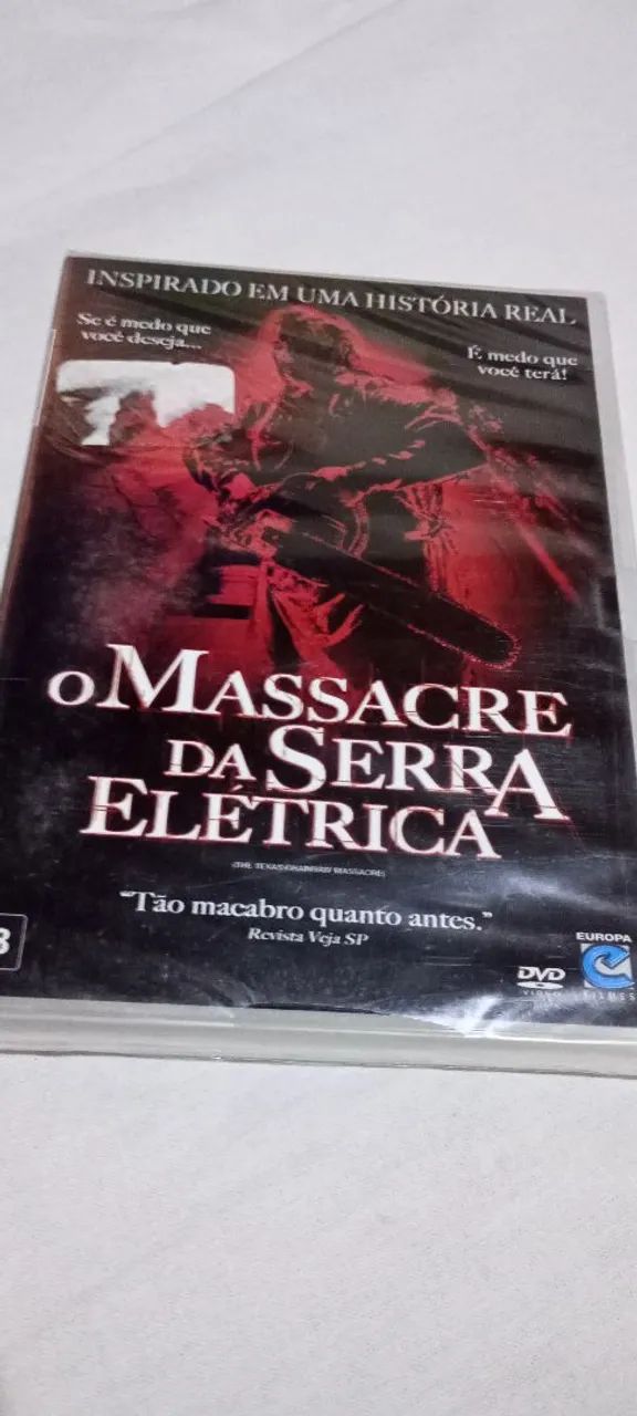 DVD Original Lacrado O Massacre da Serra Elétrica 