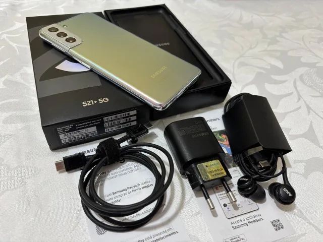 Samsung Galaxy S21+ Plus Sem Avarias, 6,7", 128GB, RAM8GB, Octa-Core, Câmera Tripla, Prata - Foto 2