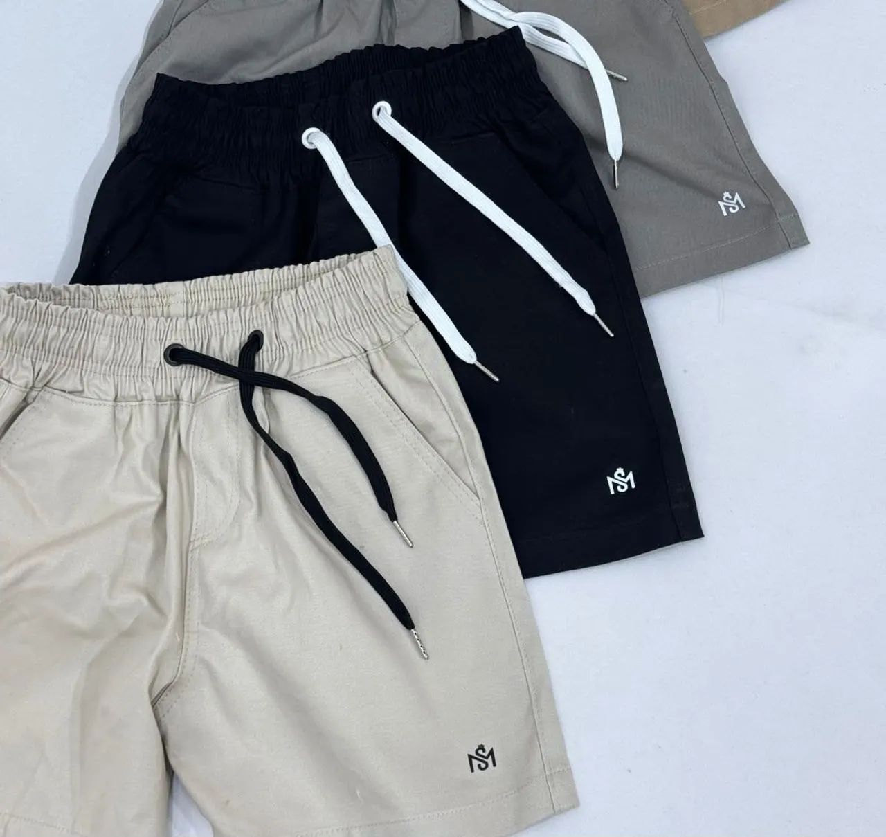 Bernudas modelos cargos infantis de sarja  - Foto 5