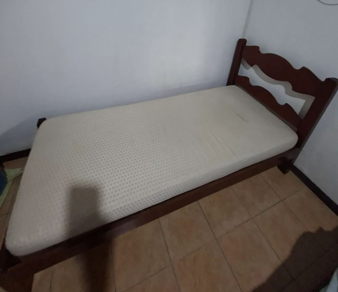CAMA DE SOLTEIRO COM COLCHÃO  - Foto 3