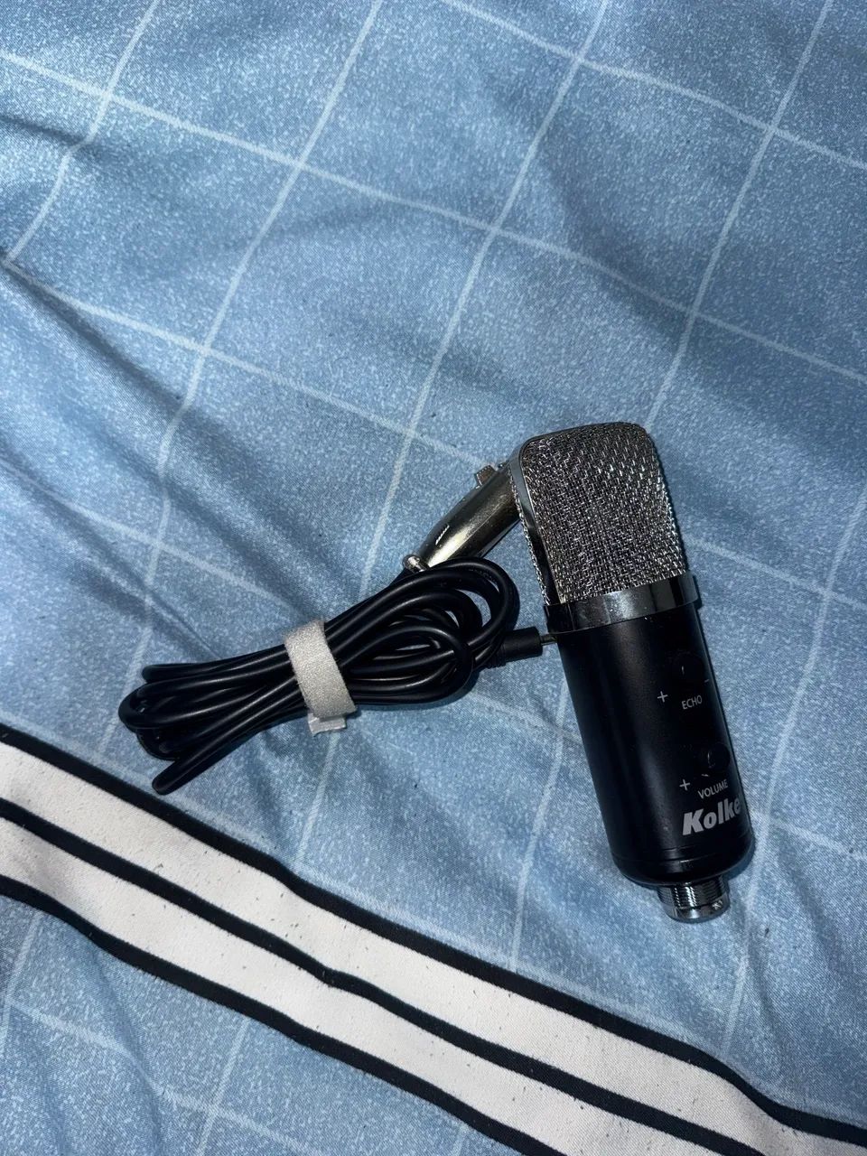 Microfone Condensador USB Kolke com Controle de Volume e Eco - Foto 2
