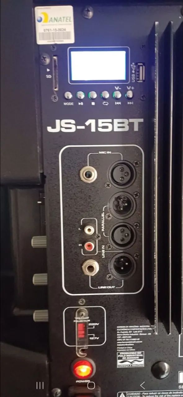 CAIXA ATIVA JBL JS 15BT BLUETOOTH - Foto 2