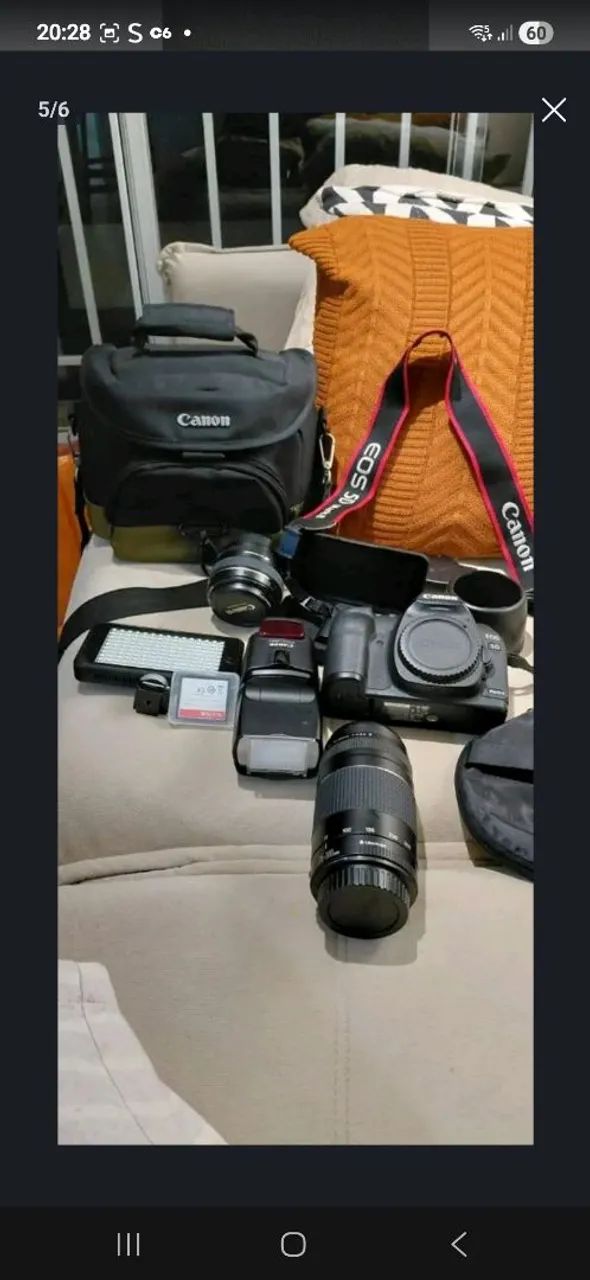 Câmera profissional canon - Foto 2
