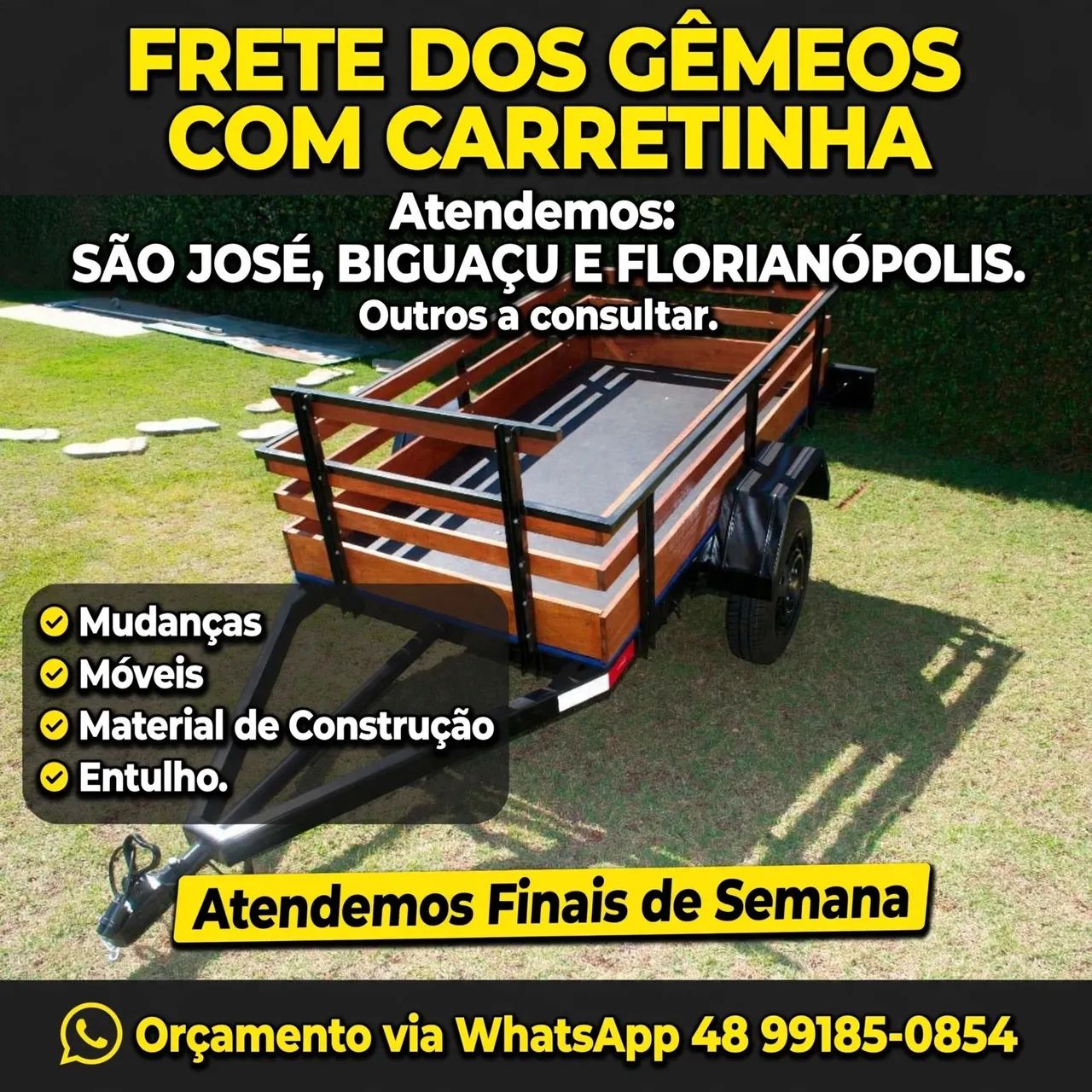 Pequenos fretes de carretinha!
