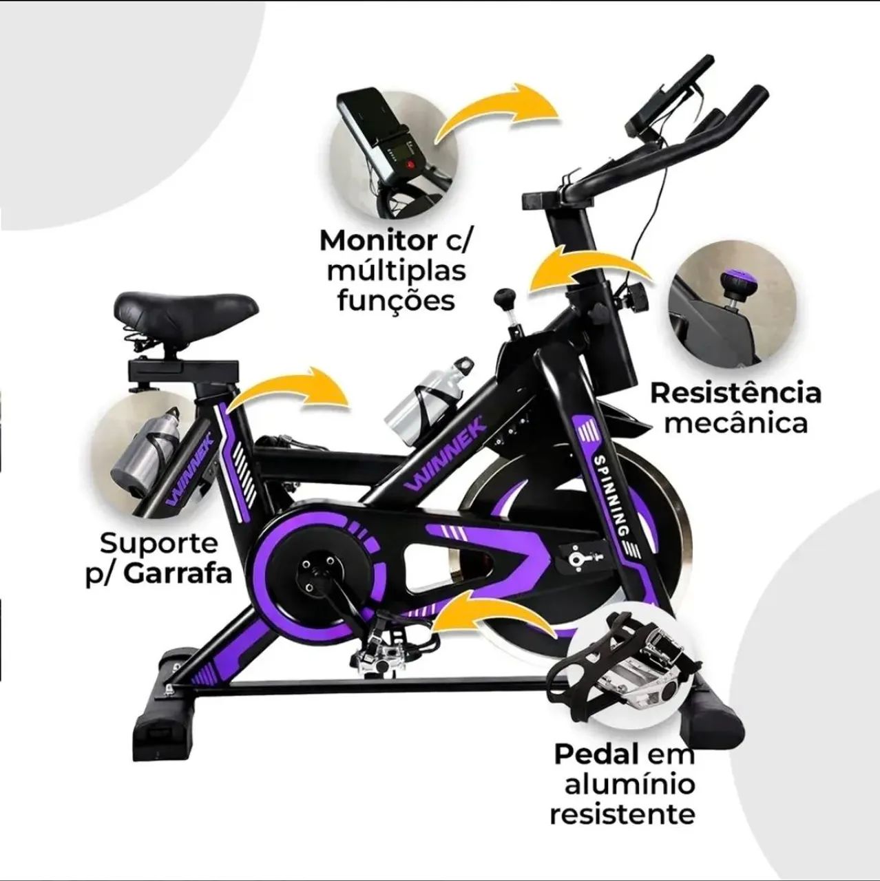 Bicicleta Ergometrica Spinning  - Foto 3