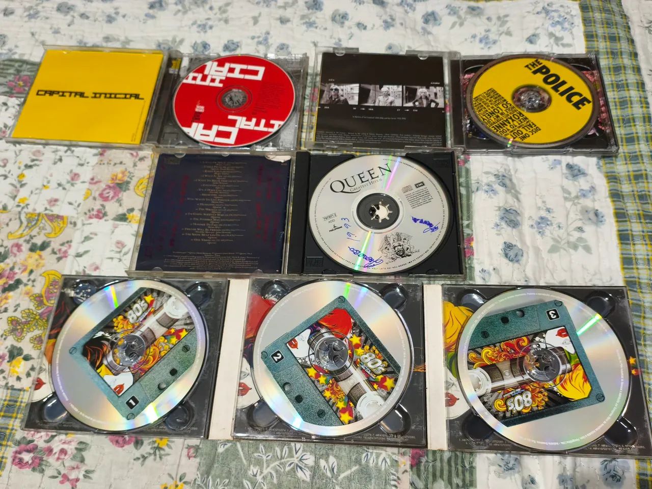 Coleção 6 CD's músicas anos 80