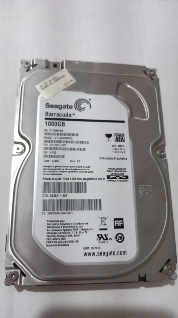 HD 1 tb SEAGATE BARRACUDA DESKTOP - 037 - Foto 4