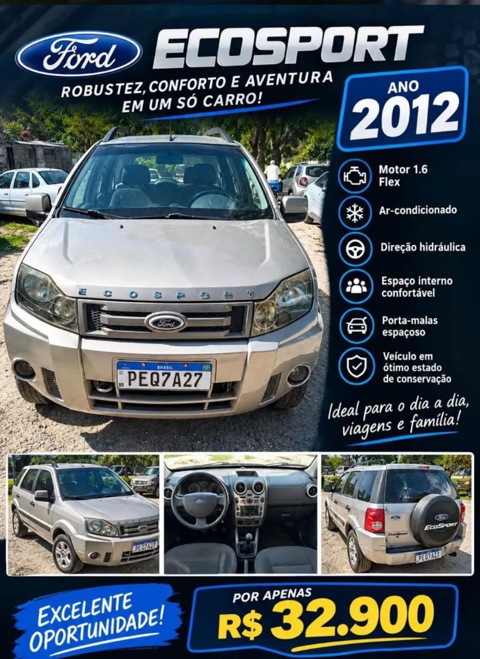 Ford Ecosport XLT 1.6/ 1.6 FLEX 8V 5P 2012