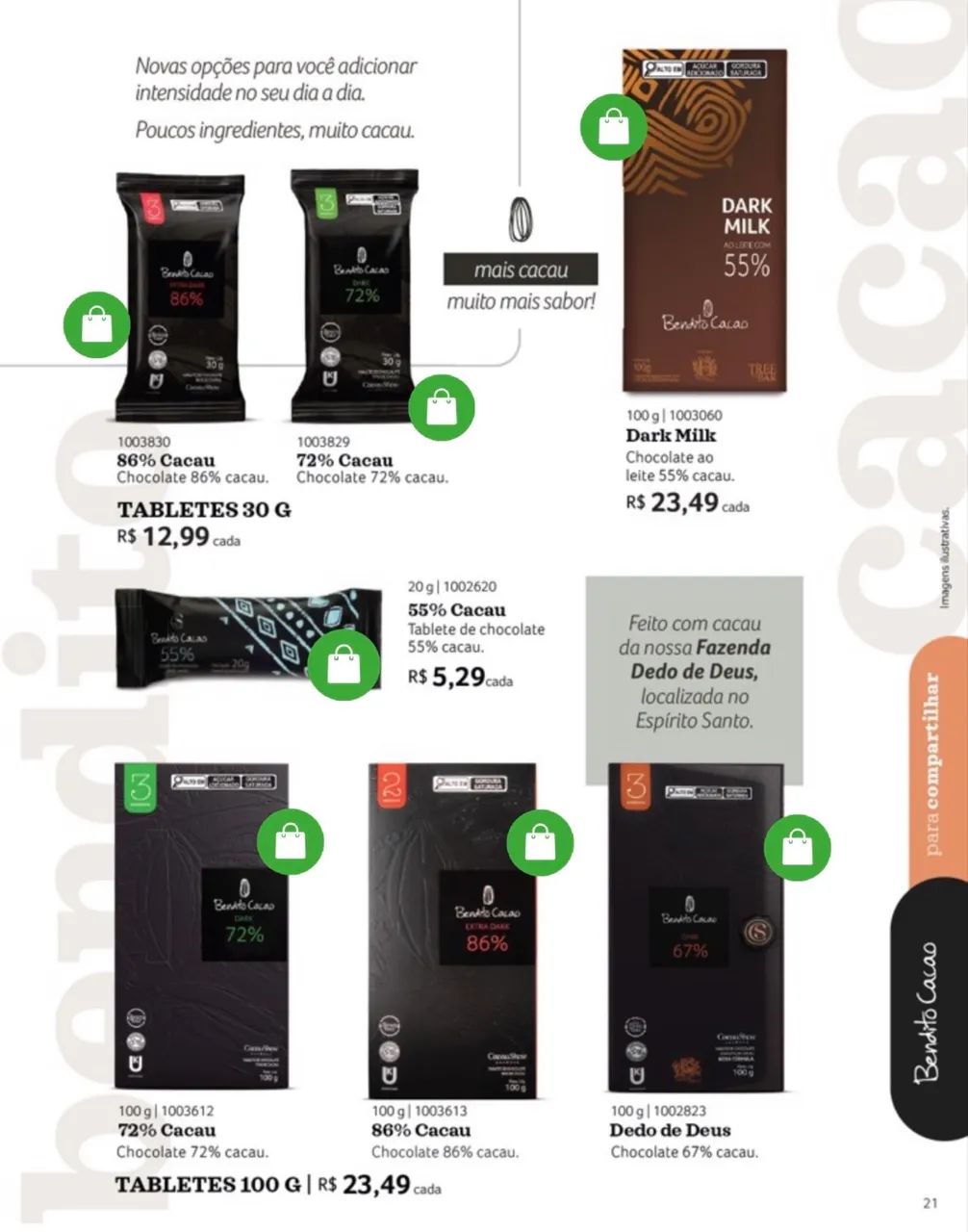 Chocolates cacau Show