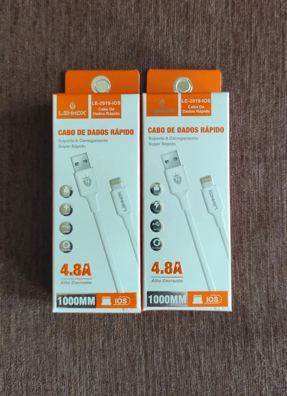 2 Cabos USB para iPhone  - Foto 2