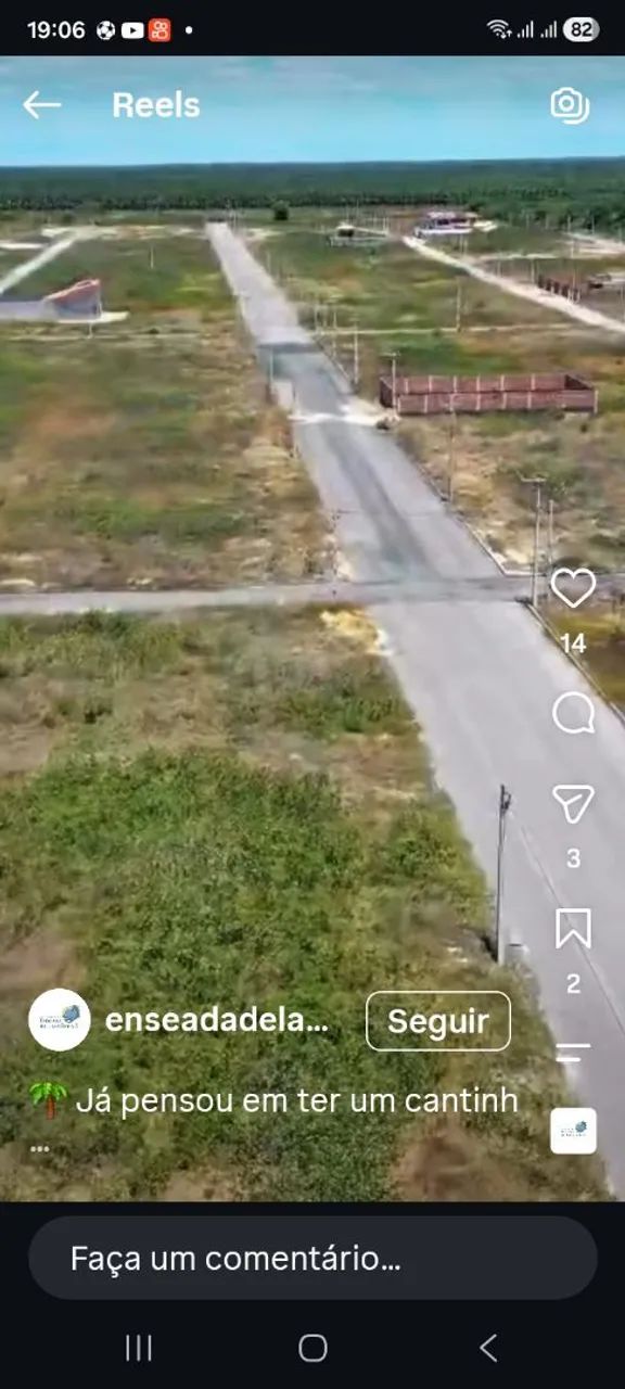 Loteamento enseada de lagoinha. 