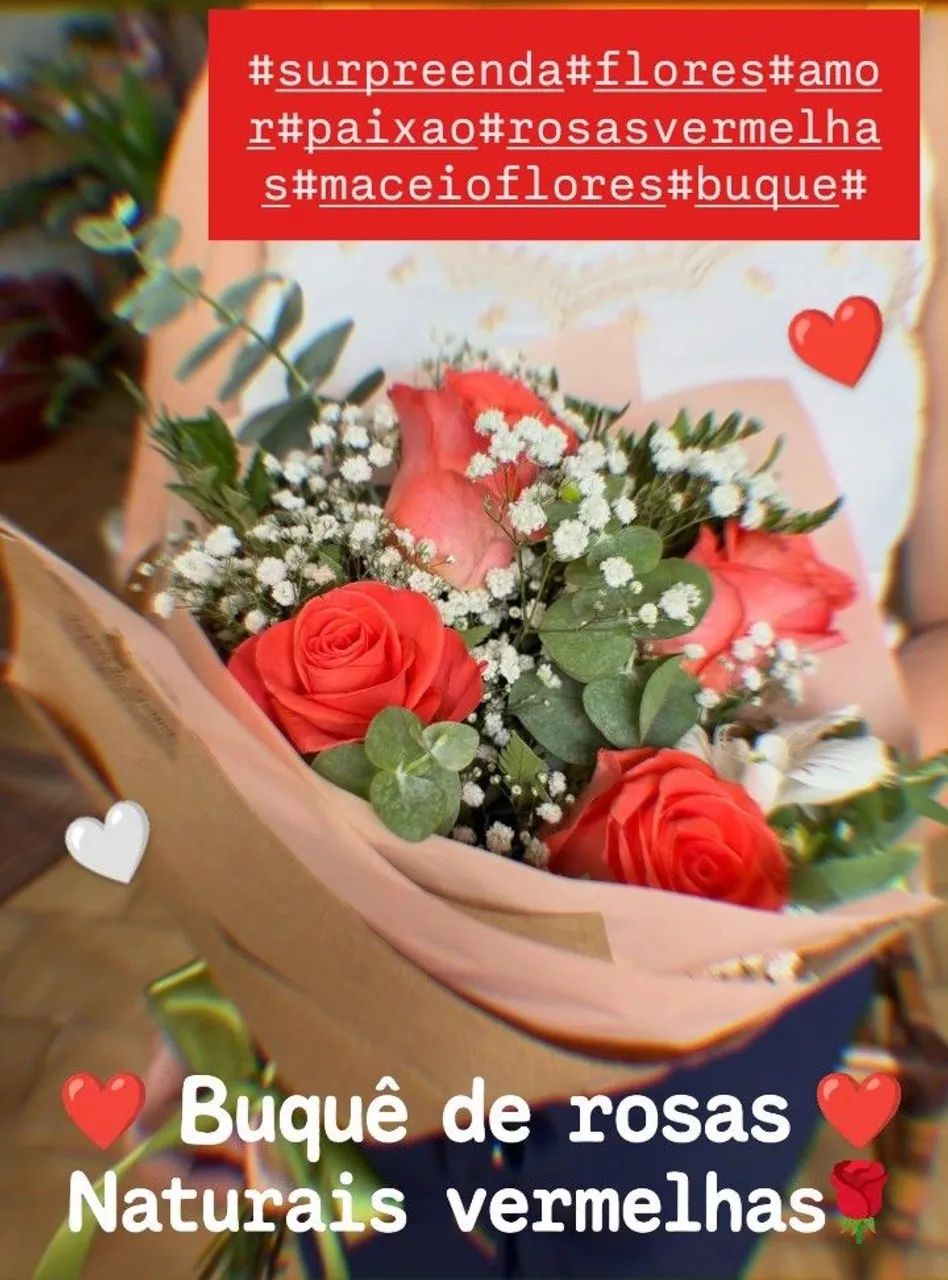 BUQUÊ DE ROSAS NATURAIS  - Foto 5
