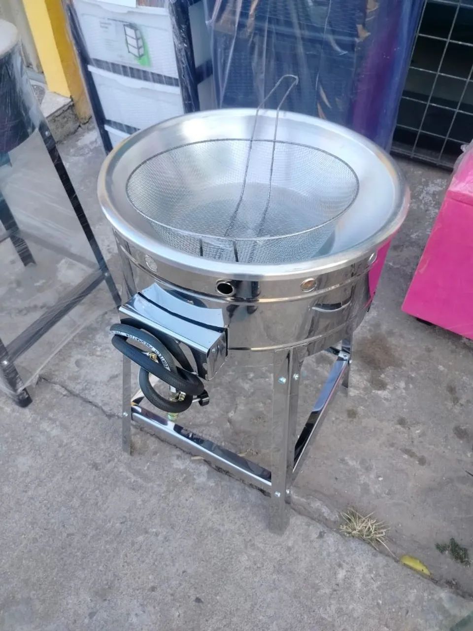 Tacho 7 litros inox a gás novo - Foto 2