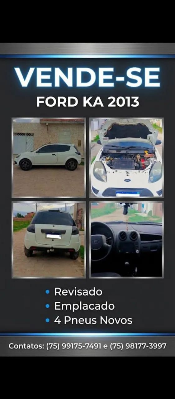 Ford Ka 1.0 8V/1.0 8V ST FLEX 3P 2013