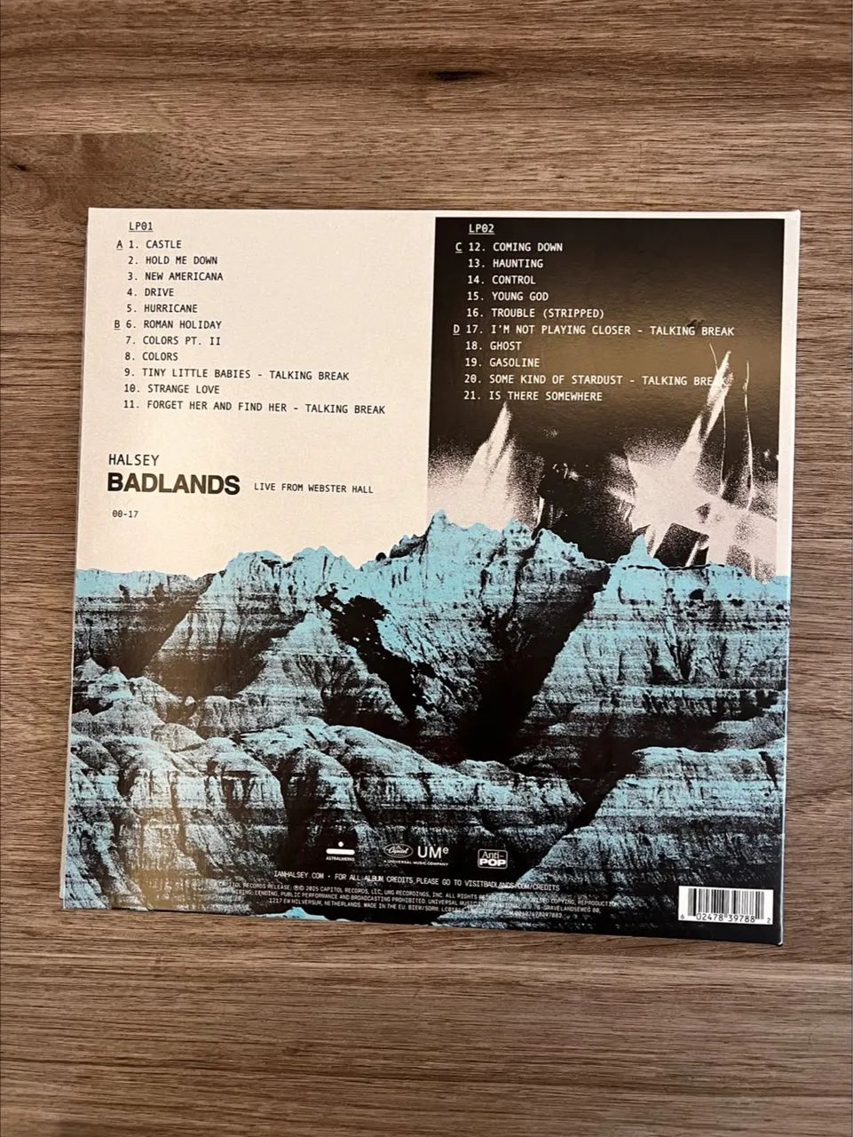 Halsey - Badlands (Live From Websterhall) Vinil duplo - Foto 3