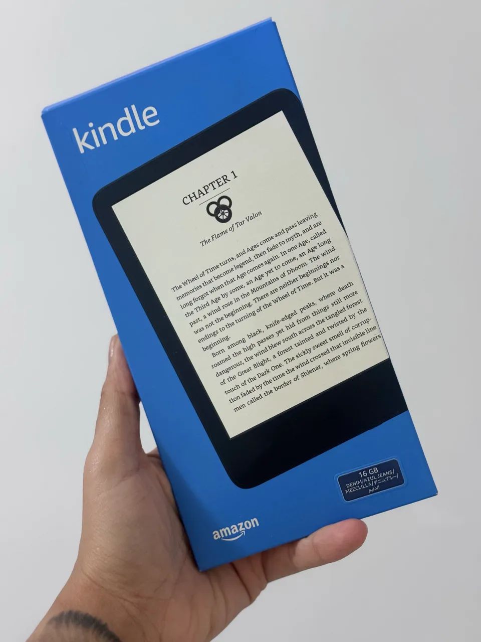 Kindle 11 geração 16GB azul novíssimo  - Foto 3